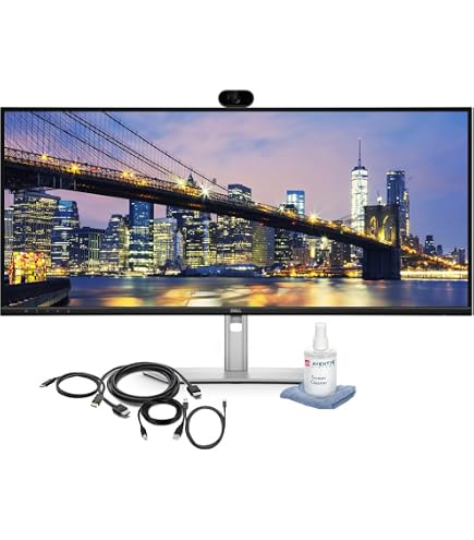Amazon.com: Dell P3424WEB 34 Curved Video Conferencing Monitor